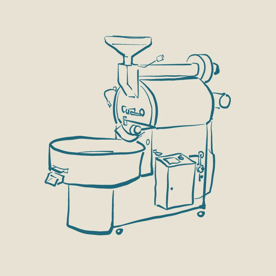 The Folks roaster installed in 2024